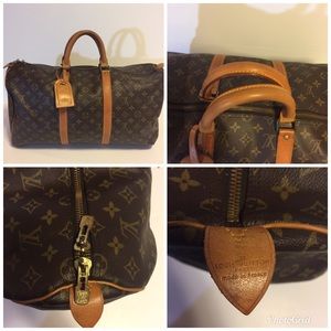 Louis Vuitton pre owned keepall 50